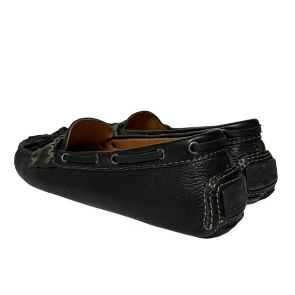 Patricia Nash Domenica Driving Mocs Loafers Black Leather Tassel Women's Sz 8.5 - Picture 3 of 13